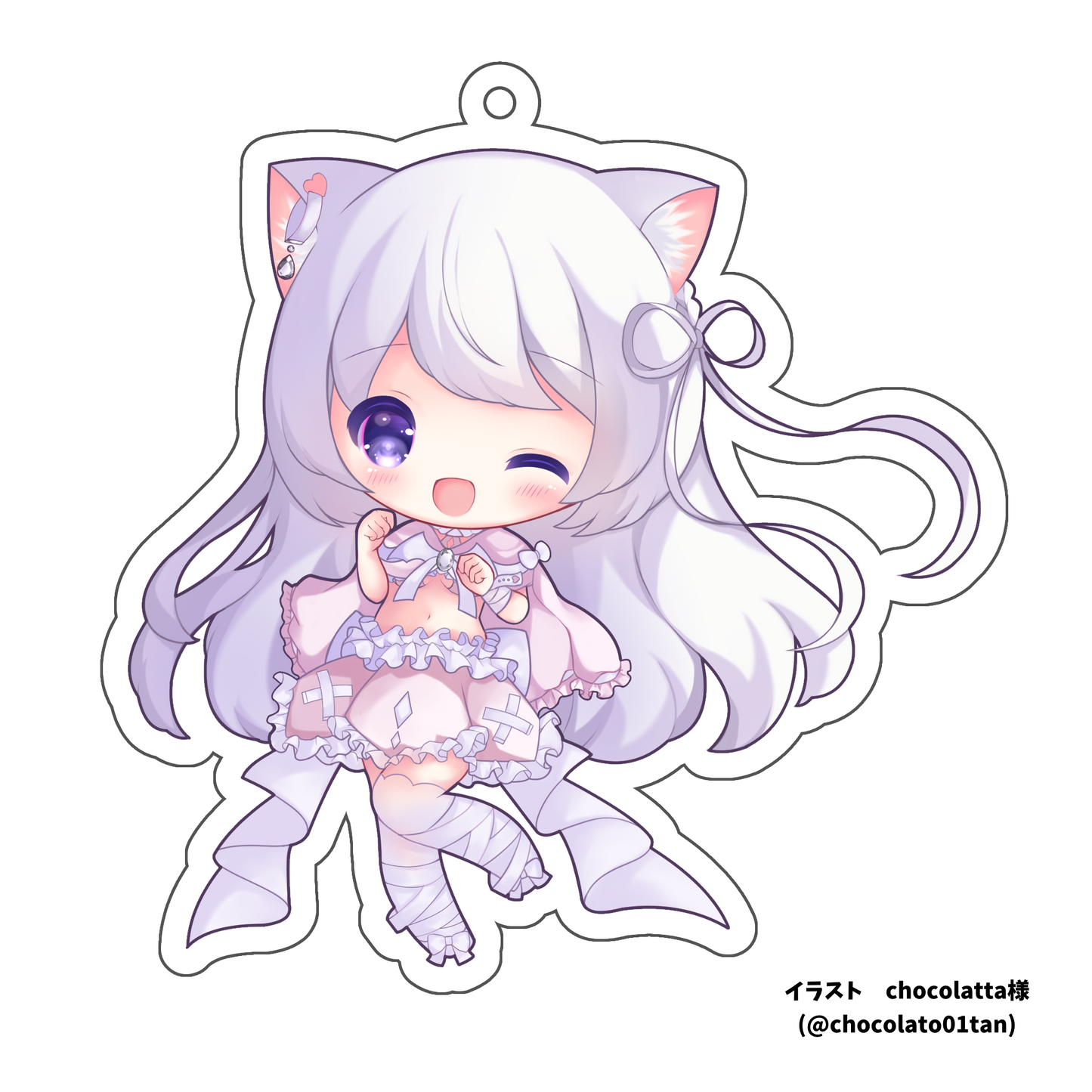 ランダムアクリルキーホルダー【なぃとめあ】